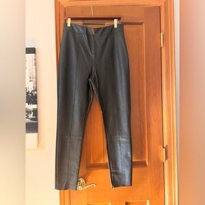 Topshop Black Faux Leather Pants